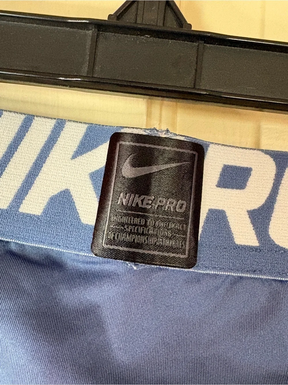 Nike Pro Leggings Women’s Medium Blue Dri-Fit Compression Athletic Pants GymWear